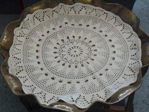 HAND CROCHETED DOILIE 50 CM