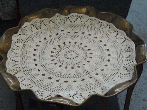 HAND CROCHETED DOILIE 50 CM