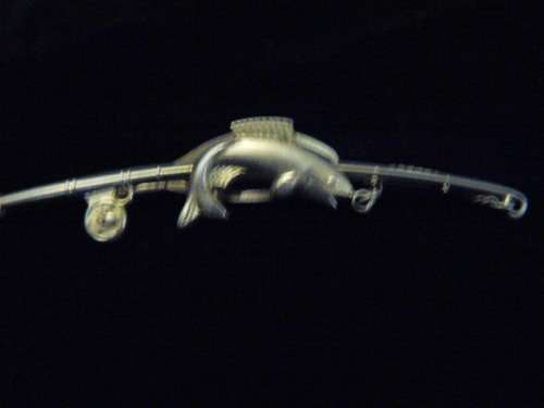 VINTAGE TIE CLIP WITH FISH - ENGLAND