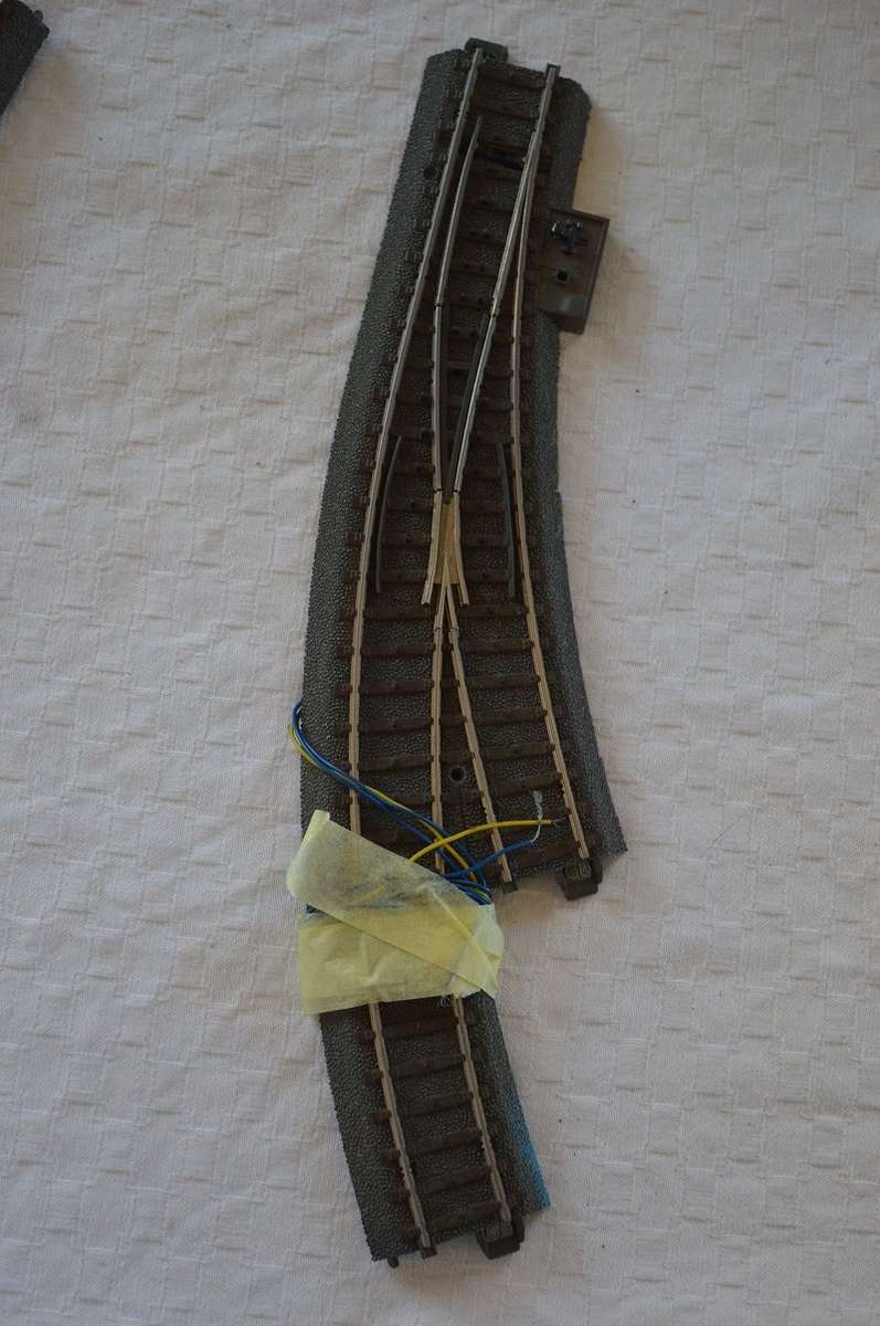 marklin ho 24672 RIGHT turn out WITH SWITCH