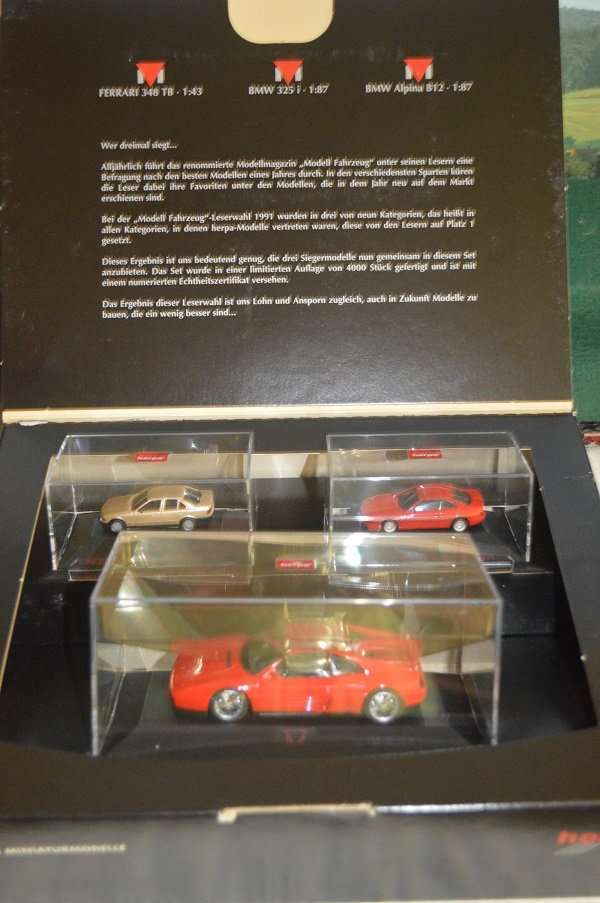 Herpa 160001 Winner Model Vehicle `91 Ferrari BMW 325 I Alpina Boxed 1307-22-30