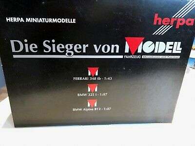 Herpa 160001 Winner Model Vehicle `91 Ferrari BMW 325 I Alpina Boxed 1307-22-30