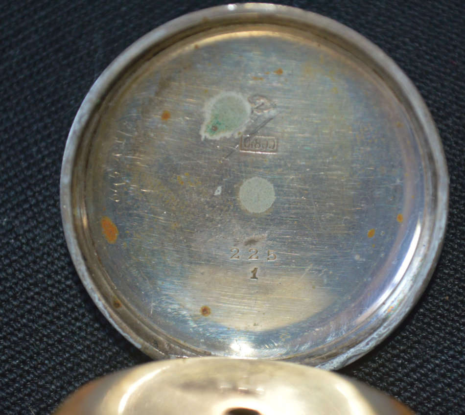 Lovely enamaled face key wind pocket watch housing