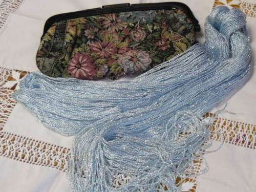 CLUTCH BAG AND SCARVE