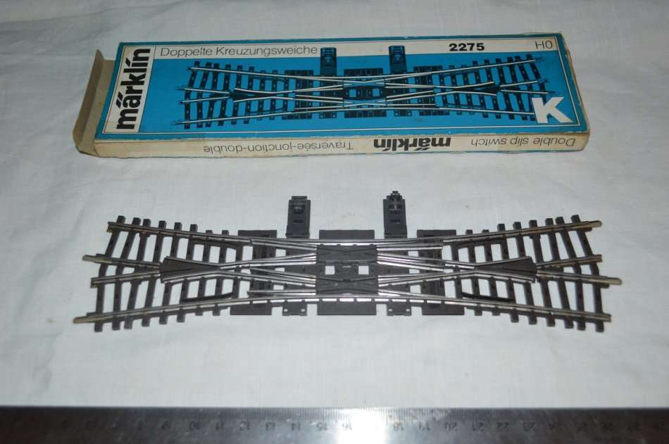 marklin 2275 double slip switch K track new