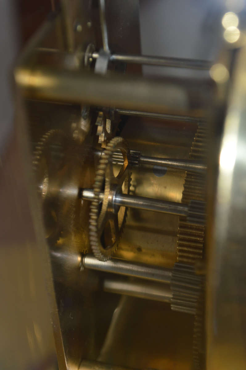 Schatz 49 Anniversary clock with glass dome