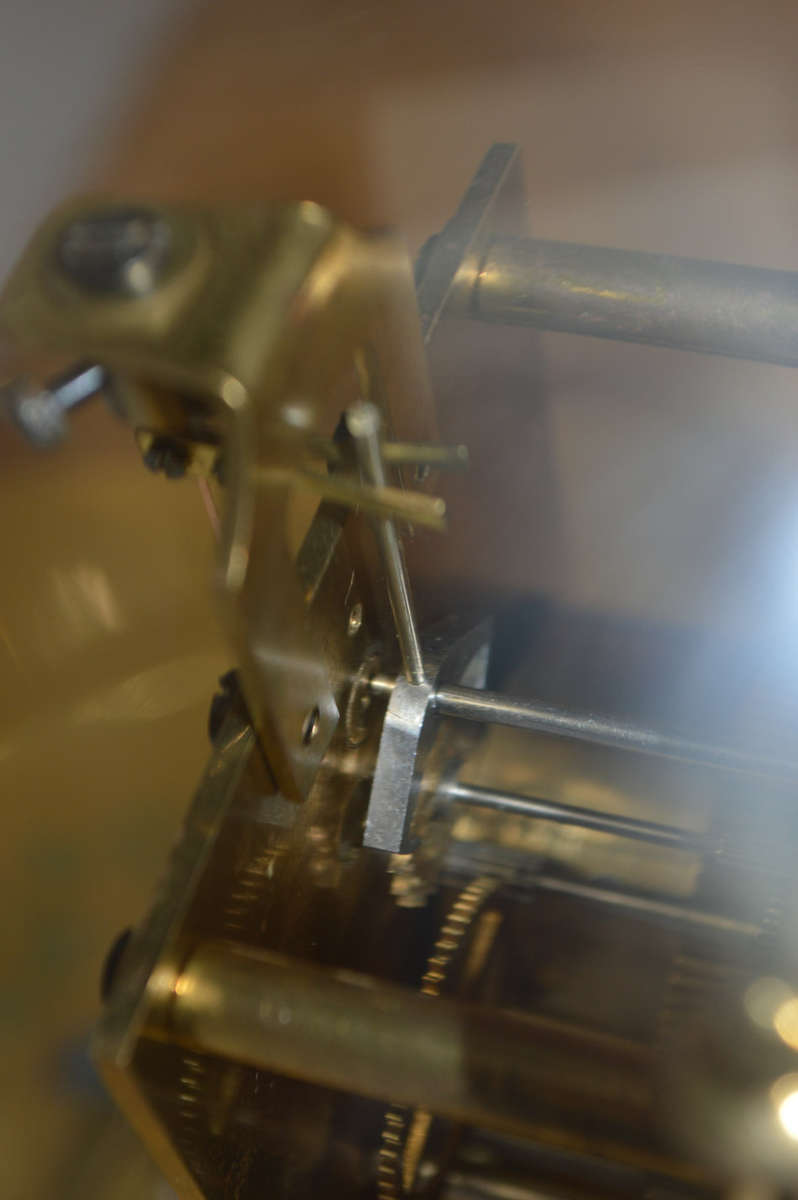 Schatz 49 Anniversary clock with glass dome