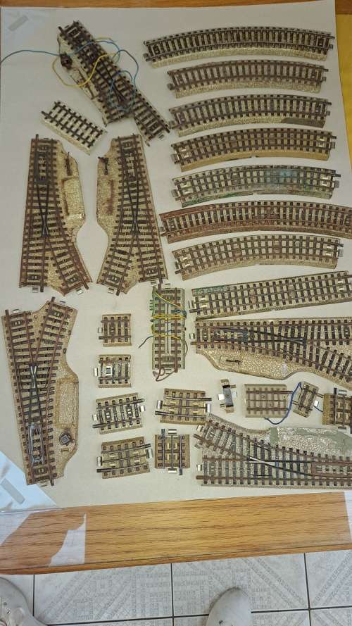 Marklin HO  M track various including turn outs