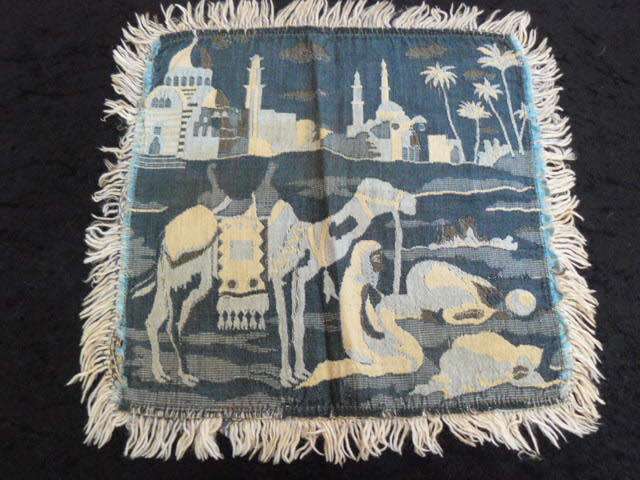 COTTON SMALL CLOTH FROM ISRAEL REVERSABLE WITH FRINGE
