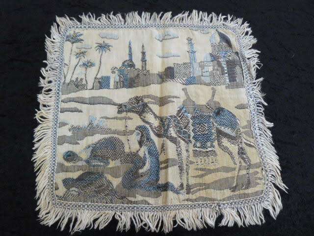 COTTON SMALL CLOTH FROM ISRAEL REVERSABLE WITH FRINGE