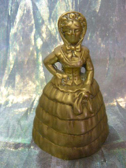 BRASS VICTORIAN LADY BELL