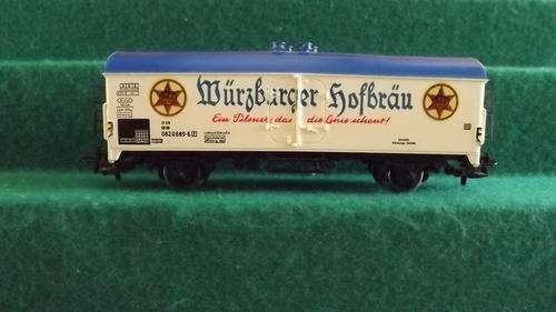 MARKLIN HO BEER CAR 4666 19725 WURZBURGER HOFBRAU