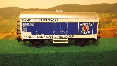 MARKLIN HO BEER CAR 4562  1982 "FOSTER'S" AUSTRALIAN BEER