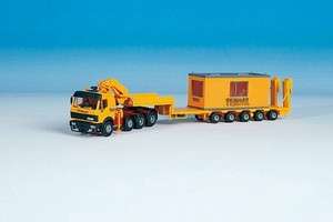 KIBRI 13578 HO MB SK LOWBED WITH CRANE kit
