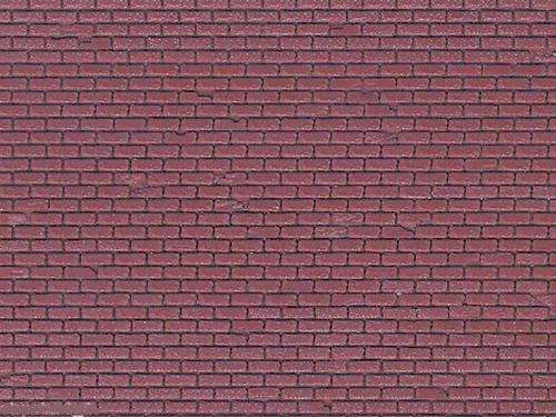 VOLLMER HO 6028 PLACTIC, BRICK WORK PANELS