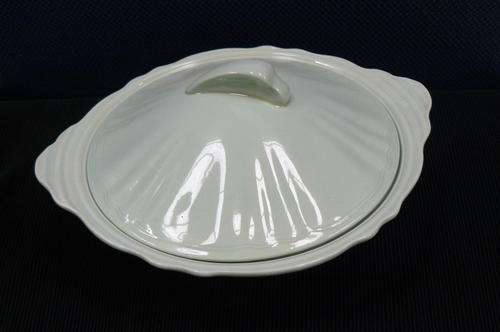 JADE GLAMOUR J.E.G MEAKIN ART DECO SERVING DISH WITH LID