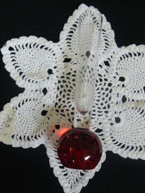 MURANO GLASS RED VASE