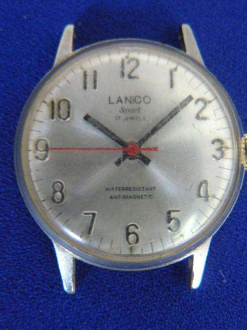 LANCO SPORT 17 JEWELS WATER RESIST WATCH MOVEMNT WORKING