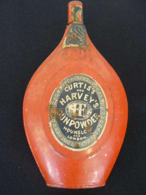 GUNPOWDER BOTTLE CURTIS AND HARVEY