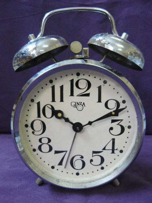 WOW WORKING "OLD TIMER" GINZA ALARM CLOCK