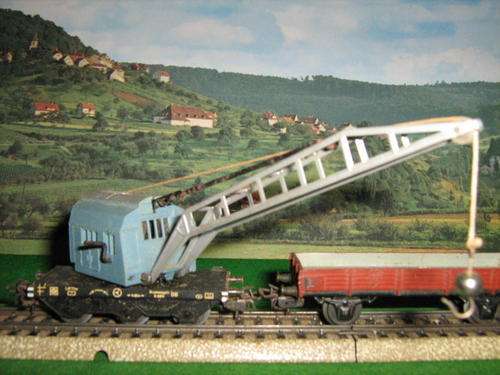 MARKLIN H.O SET 4611 & 4503 OLD TIMER 1958 KRUPP-ARDELT CRANE TRUCK