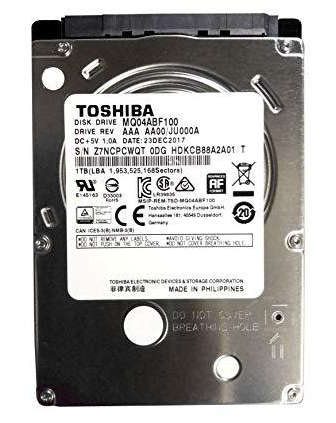 Toshiba 1TB 2.5` SATA HDD