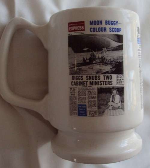 Crescent Ware Sunday Express |Sunday Times | Rand Daily Mail Newspaper Beer Mug | Tankard