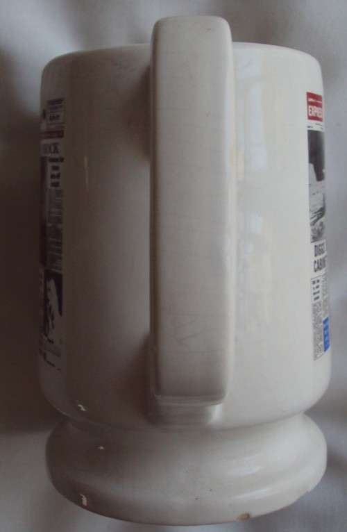 Crescent Ware Sunday Express |Sunday Times | Rand Daily Mail Newspaper Beer Mug | Tankard