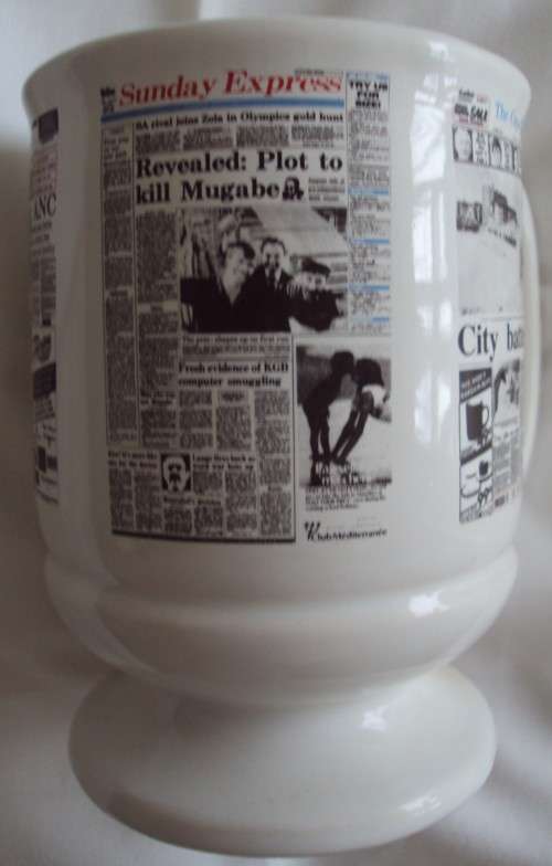 Crescent Ware Sunday Express |Sunday Times | Rand Daily Mail |The Cape Times Newspaper Tankard