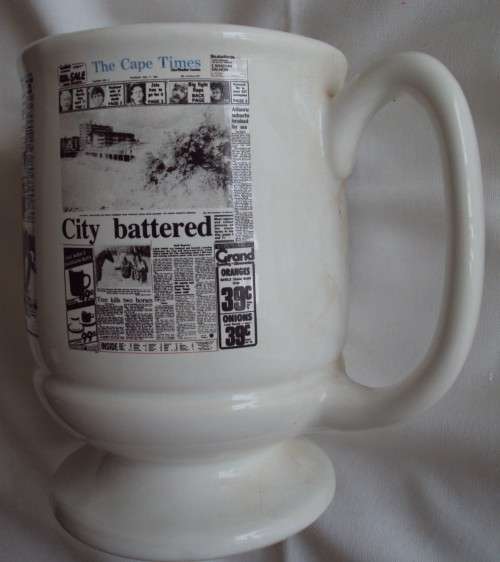 Crescent Ware Sunday Express |Sunday Times | Rand Daily Mail |The Cape Times Newspaper Tankard
