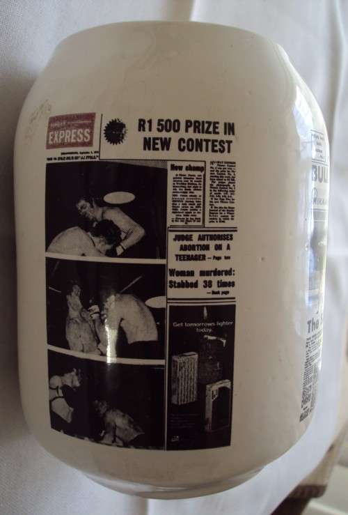 Crescent Ware Sunday Express Times Rand Daily Mail Newspaper Beer Mug Tankard