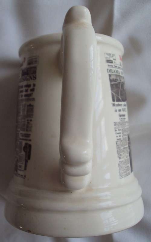 Crescent Ware Sunday Express Times Rand Daily Mail Newspaper Beer Mug Tankard