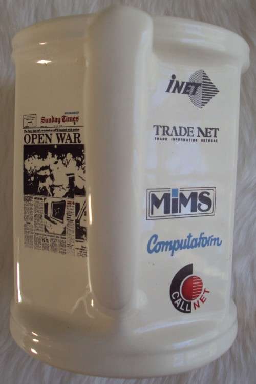 Decorative Ceramics Newspaper Beermug | Tankard