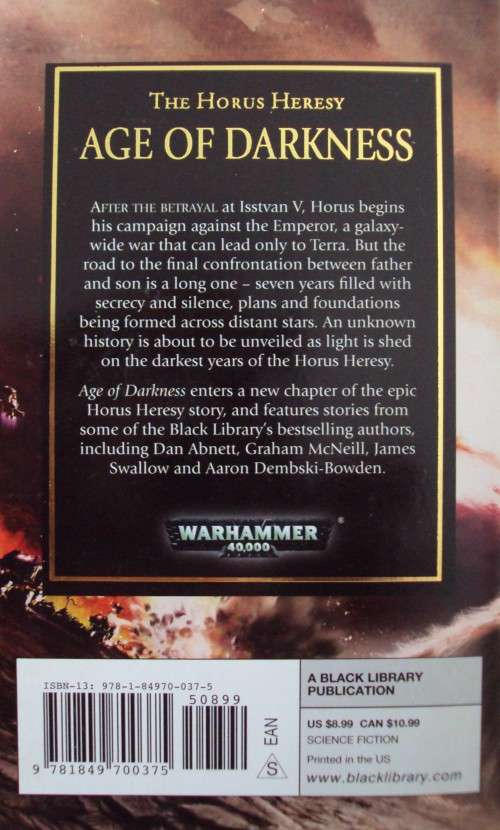 The Horus Heresy Book 16 Age of Darkness