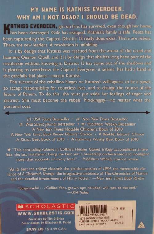 MOCKINJAY - The Final Book of the Hunger Games Suzanne Collins