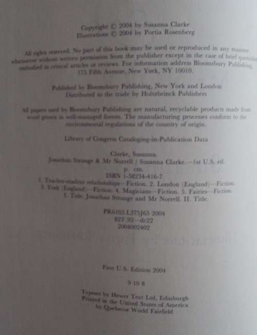 Jonathan Strange and Mr Norrell Susanna Clarke