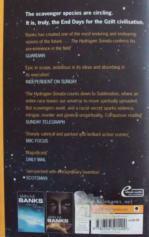 The Hydrogen Sonata Iain M Banks