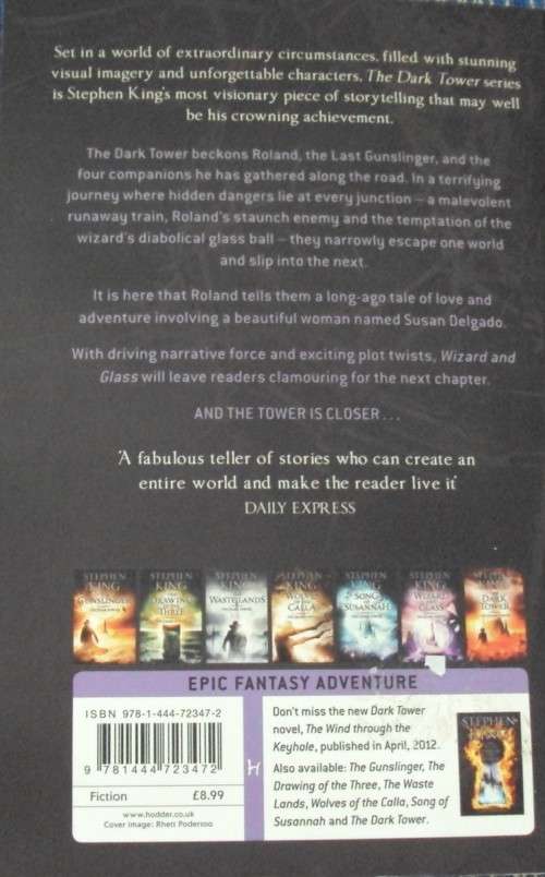 Wizard and Glass  (The DarkTower Volume IV) Stephen King