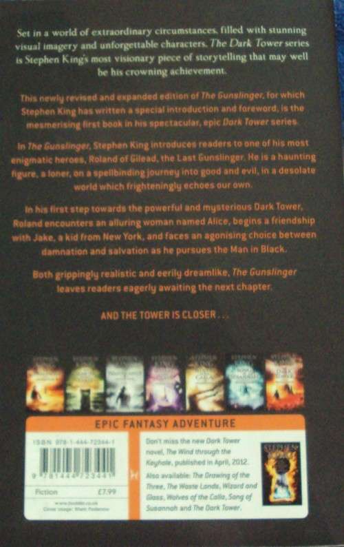 The Gunslinger  (The Dark Towers Volume 1) Stephen King