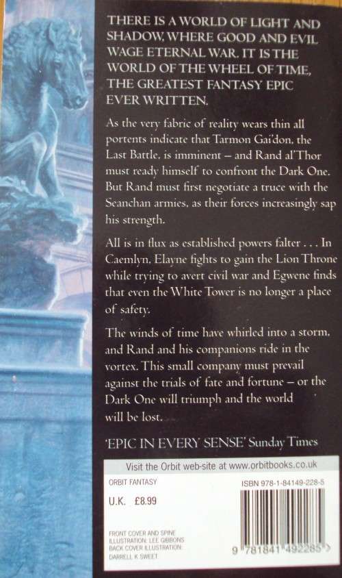 Knife of Dreams Robert Jordan Book Eleven of The Wheel of Times