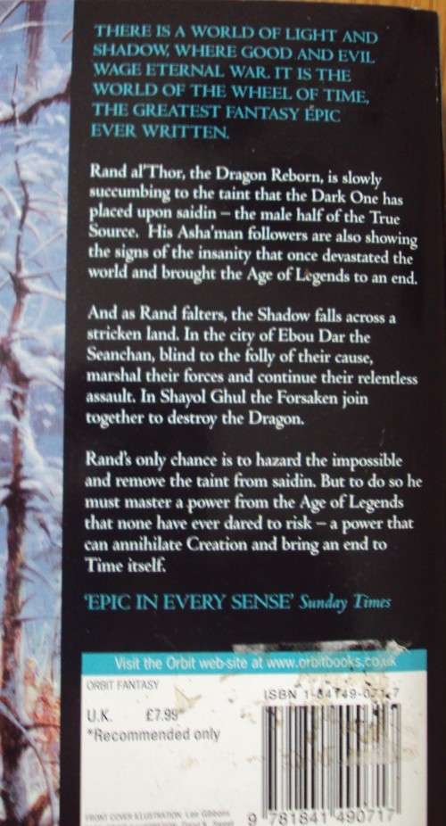 Winter`s Heart Robert Jordan Book Nine of Wheel of time