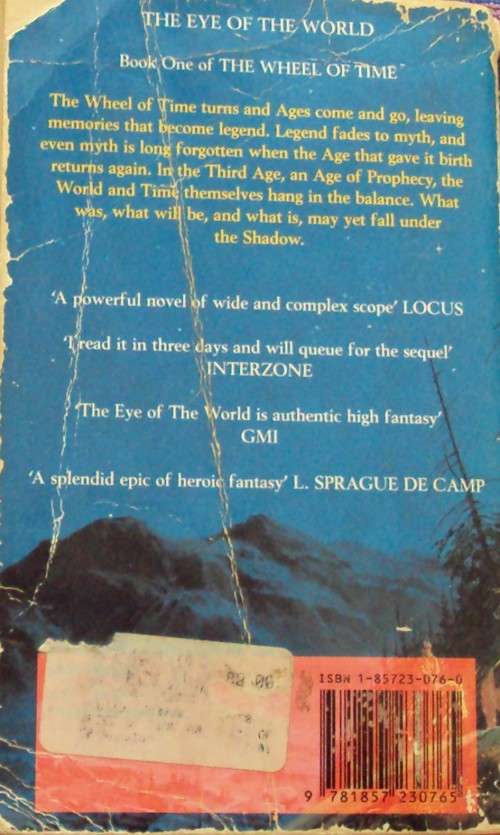 The Eye of The World Book one of The Wheel of Time Rober Jordan