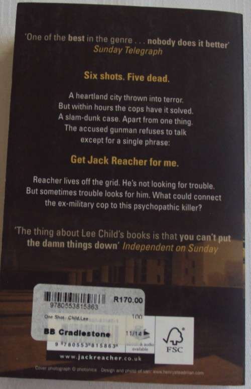 One Shot Lee Child