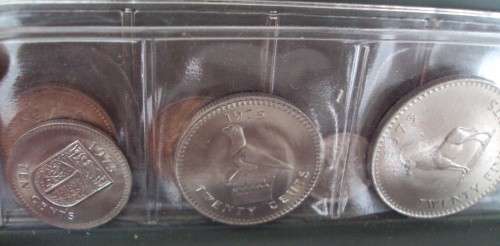 1975 Coins of Rhodesia Set