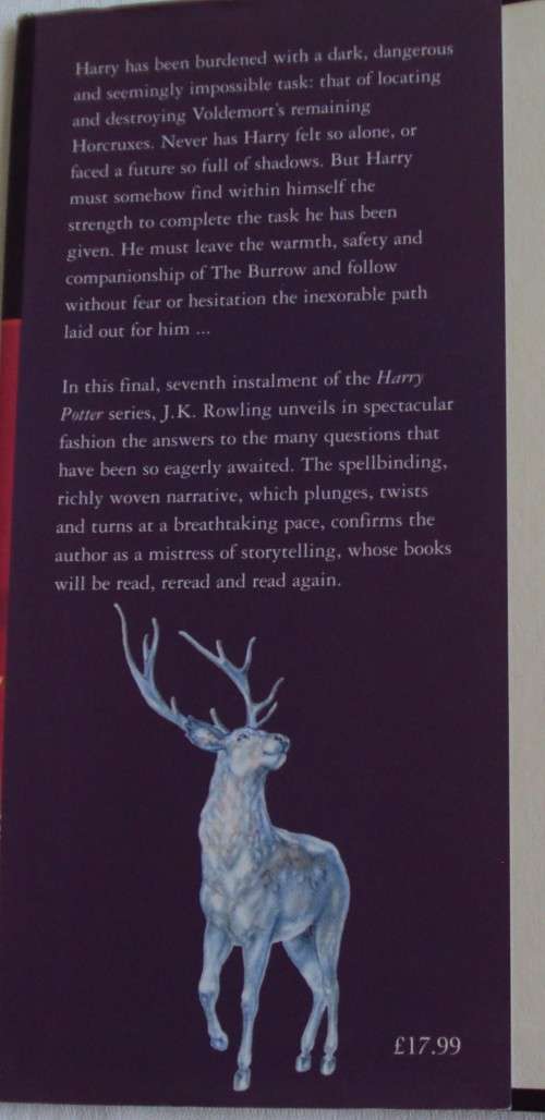 Harry Potter and the Deathly Hallows J.K. Rowling First edition