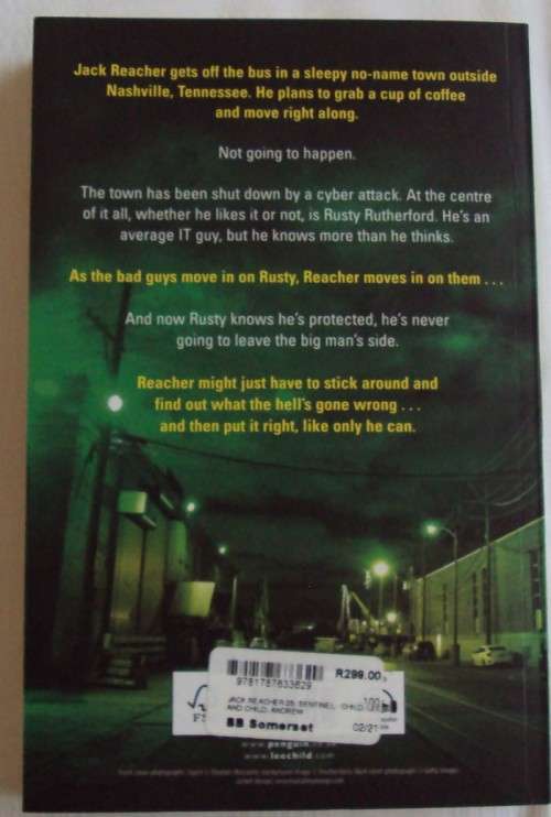 The Sentinel Lee Child and Andrew Child Jack Reacher Thriller