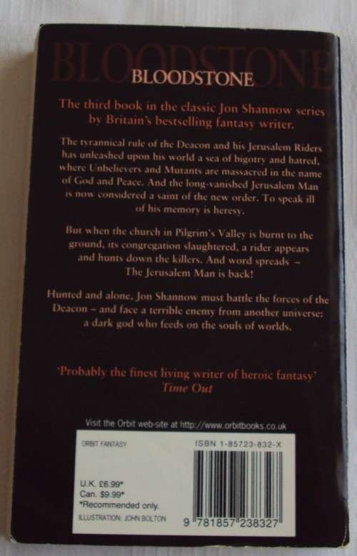 Bloodstone A Jon Shannow Novel  David Gemmel