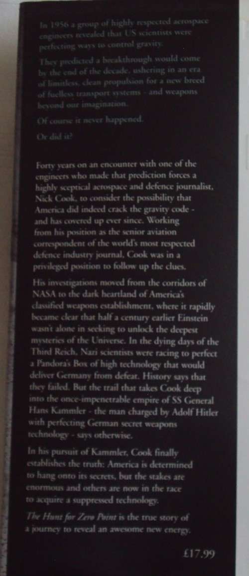 The Hunt for Zero Point Nick Cook