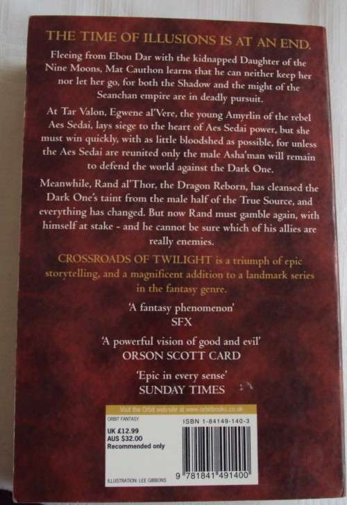 Crossroads of Twilight Book Ten Of the Wheel of Time  Robert Jordan