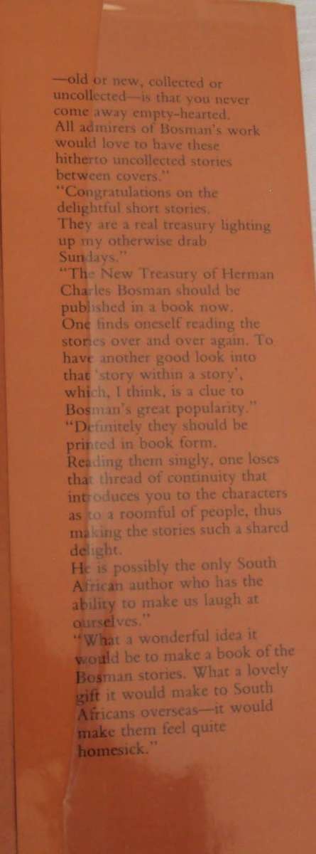 Almost Forgotten Stories Herman Charles Bosman